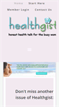 Mobile Screenshot of healthgist.com